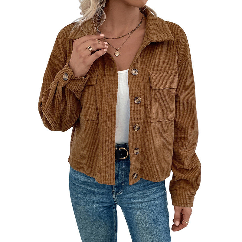 Damen leichte Kordjacke R&B