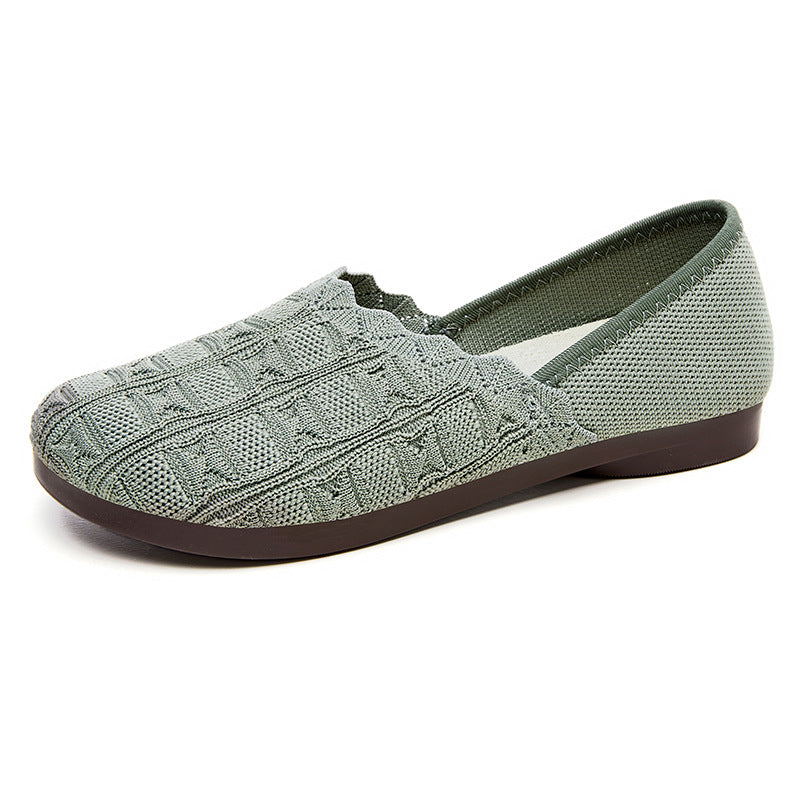 Damen Komfortable und elegante Ballerinas mit modischer Struktur R&B