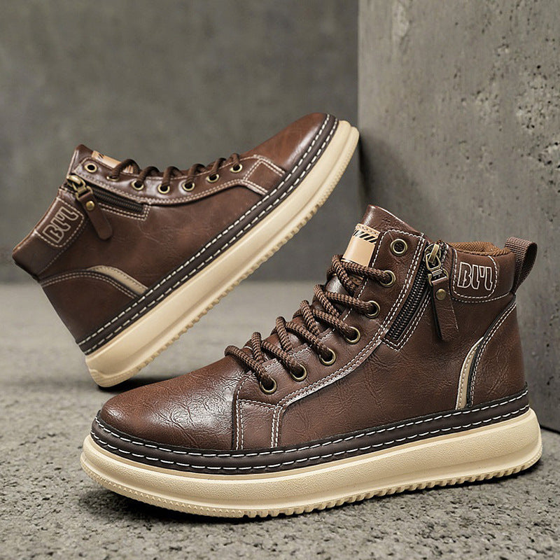 Herren Robuste Schnürboots mit isolierter Fütterung und rutschfester Sohle