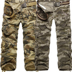 Herren Cargo-Hose mit elastischem Bund und vielseitigen Taschen