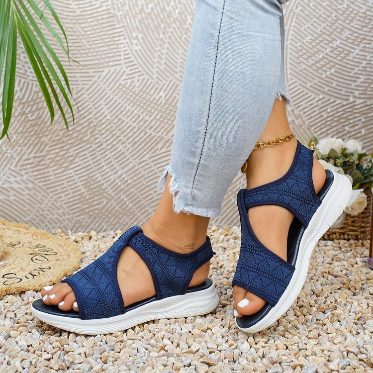 Damen Bequeme und atmungsaktive Freizeitsandalen R&B