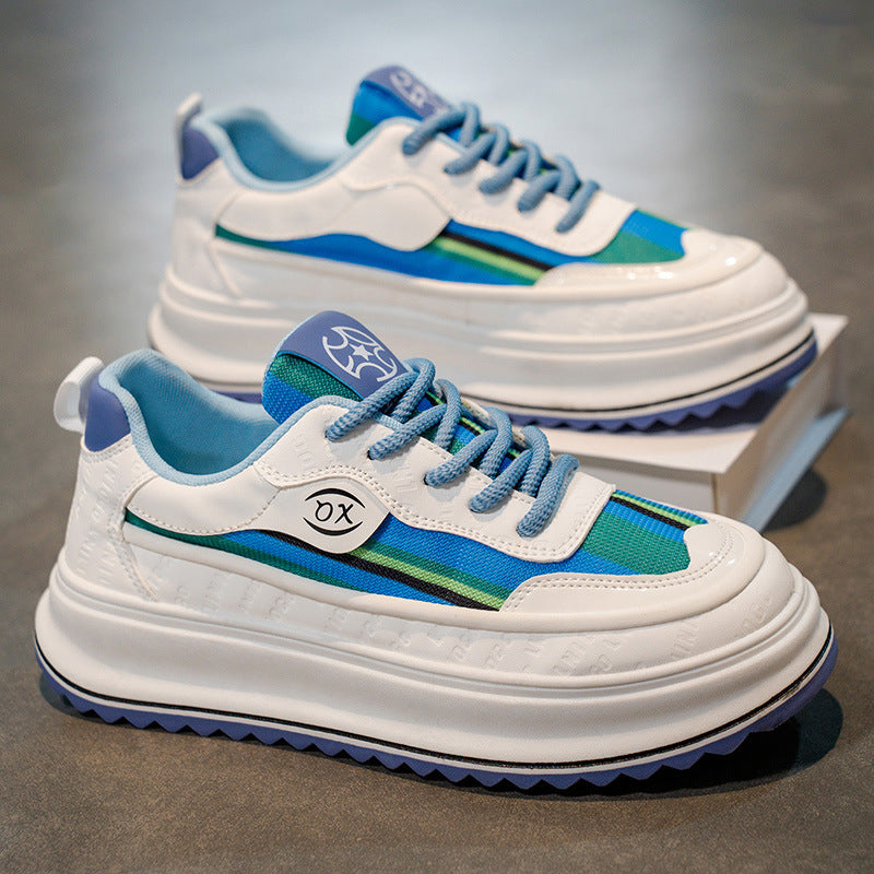 Damen modische Sneakers mit extragroßer Sohle und rutschfester Außensohle R&B