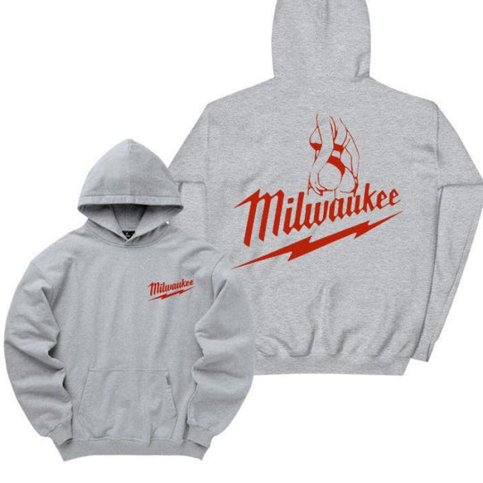 Damen Kapuzensweater mit modernem Logo-Print und weicher Innenseite R&B