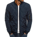 Herren Steppjacke mit hohem Kragen und praktischen Reißverschlusstaschen R&B