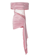 Damen Schickes Abendkleid mit elegantem Schnitt und Transparenten Elementen R&B