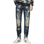 Herren lässige Jeans mit modischen Destroyed-Elementen R&B