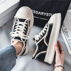 Damen Schnür-Sneaker mit trendigem Design und robustem Gummiboden R&B