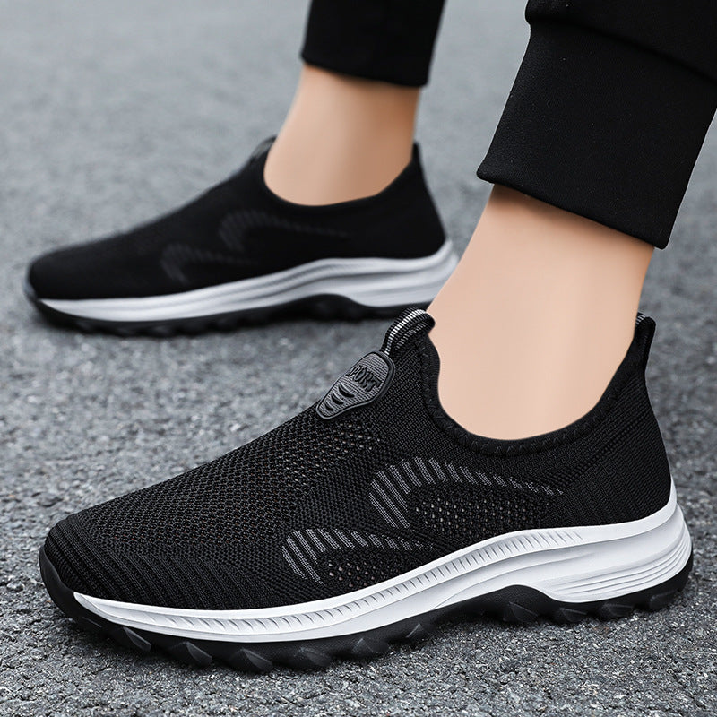 Damen Bequeme Slip-On Sportschuhe mit atmungsaktivem Mesh-Obermaterial R&B