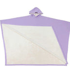 Damen kuscheliger Kapuzenponcho aus weichem Mikrofleece R&B