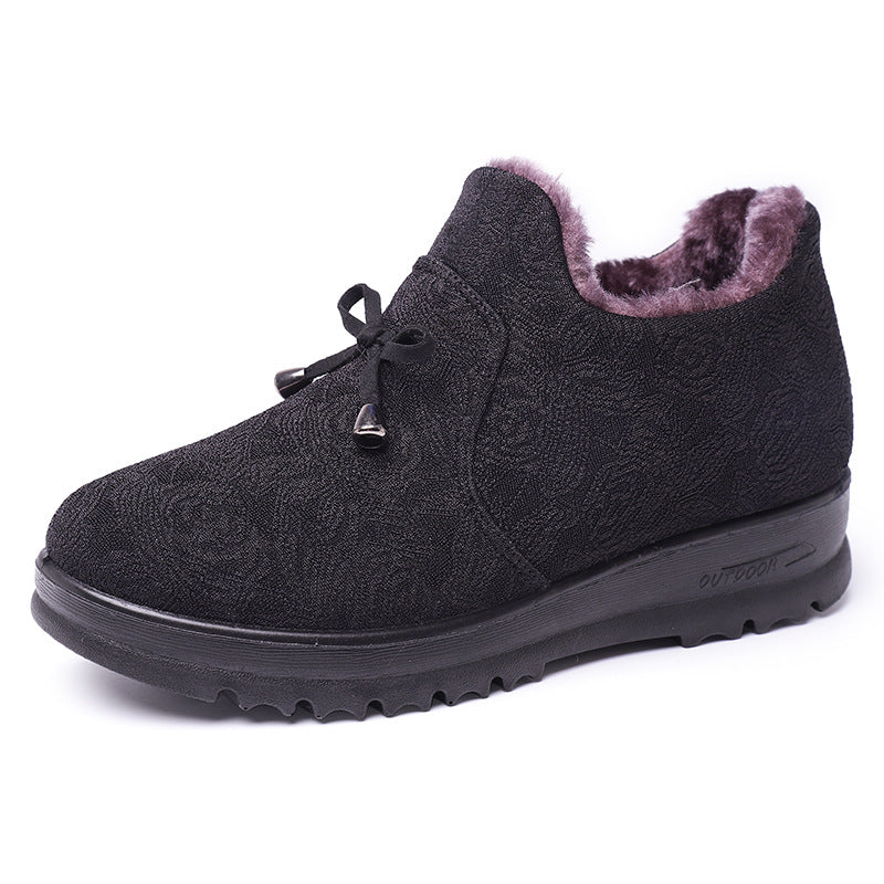 Damen Warme und modische Hausschuhe mit floralem Design R&B