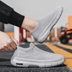 Damen atmungsaktive Slip-On Sneakers mit flexibler Sohle von R&B