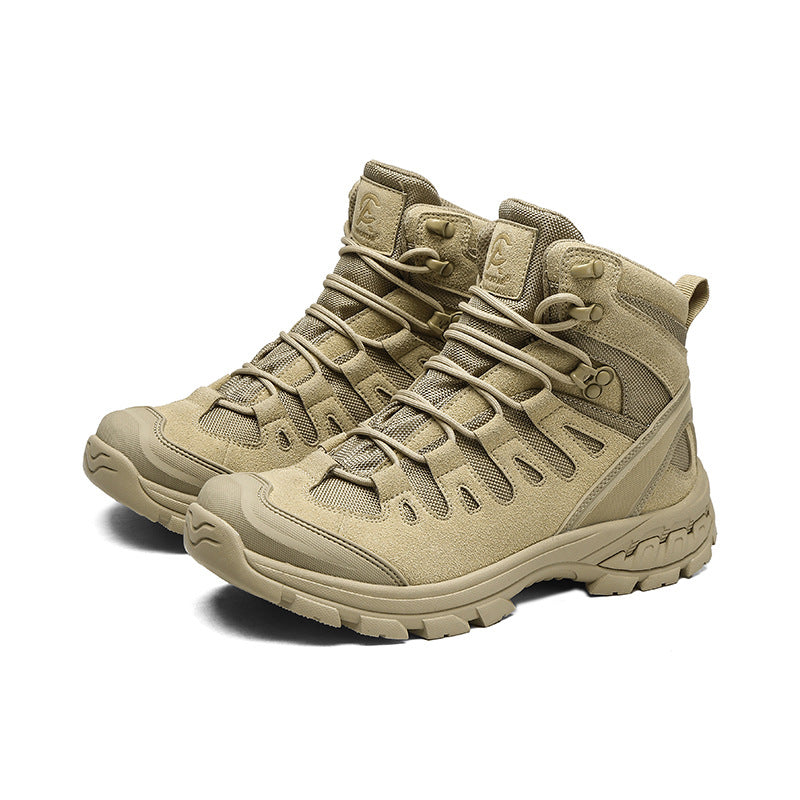 Herren Wanderstiefel mit atmungsaktivem Obermaterial und rutschfester Sohle R&B