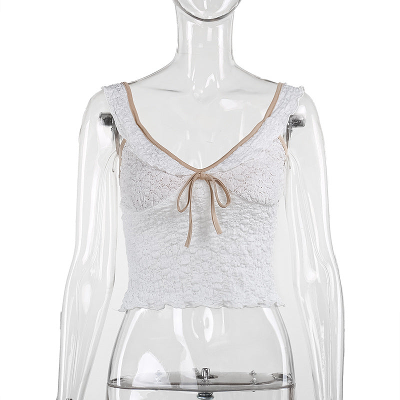 Damen Spitzen-Trägertop mit raffiniertem Design R&B