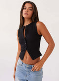 Damen tailliertes Schlafoberteil R&B