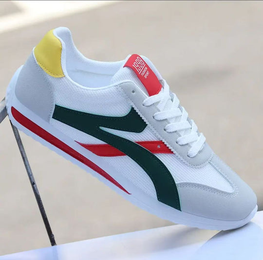 Damen Sportlich-Style Sneakers mit atmungsaktiver Oberflächenstruktur und stabiler Sohle R&B