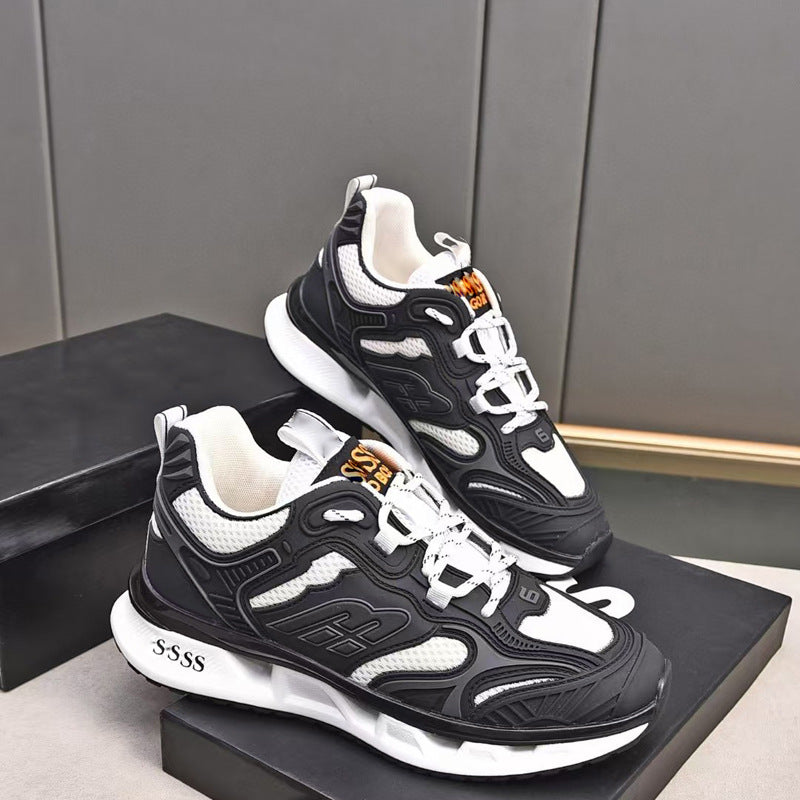 Damen Sportliche Laufschuhe mit atmungsaktiver Oberflächenstruktur und dynamischer Dämpfung R&B