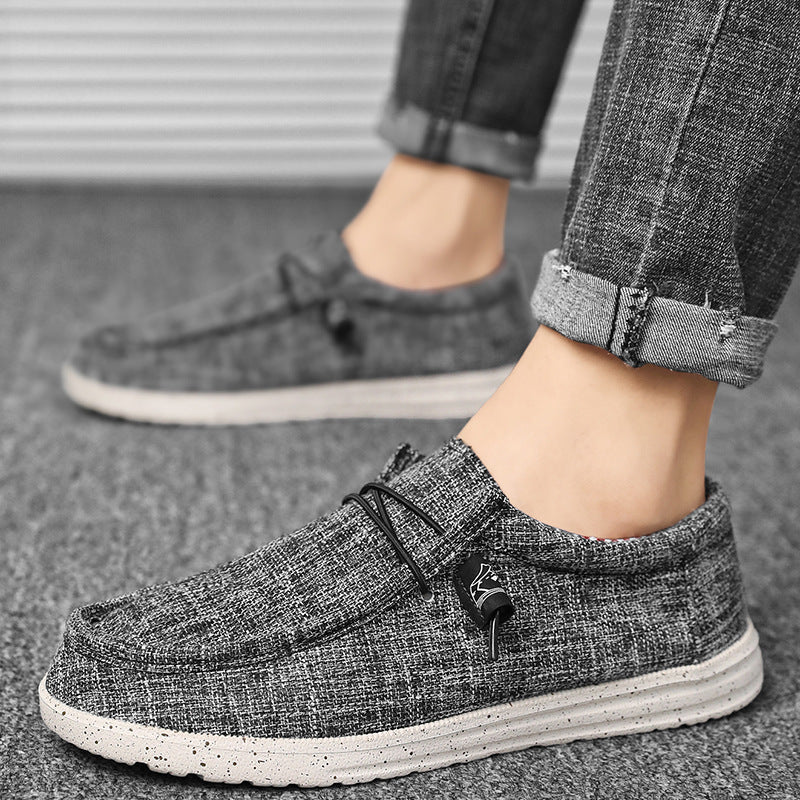 Damen lässige Slipper mit elastischem Schnürsystem