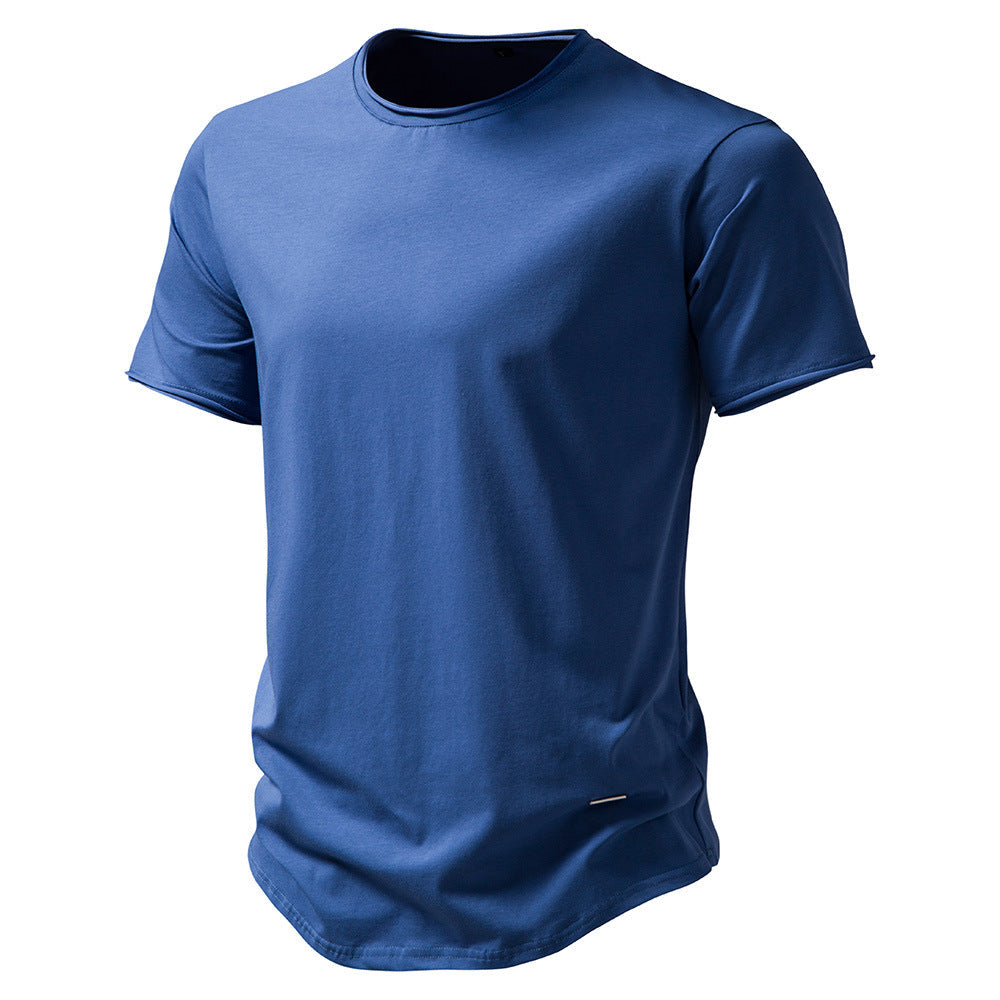 Herren Premium Baumwoll T-Shirt mit trendigem Schnitt
