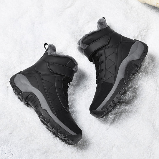 Damen Winterboots mit warmem Kunstfellfutter und rutschfester Sohle R&B