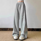 Damen Lässige Jogginghose mit weitem Schnitt und elastischem Bund R&B