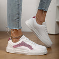 Damen Sneakers mit schimmernden Akzenten und bequemer Laufsohle