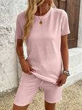 Damen Kurzarm Pyjamaanzug R&B