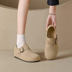 Damen Mollettenschuhe mit verstellbarem Riemen R&B