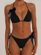 Damen Triangel-Bikini mit elegantem Schleifendetail R&B