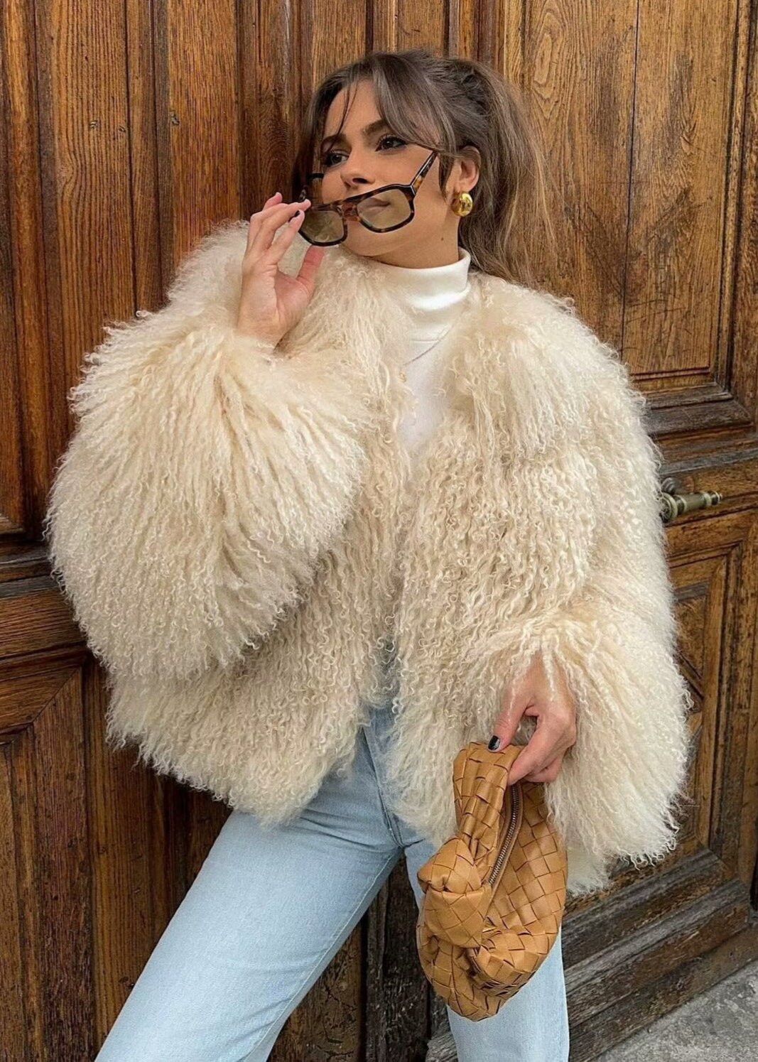 R&B | Faux Shearling Jacke