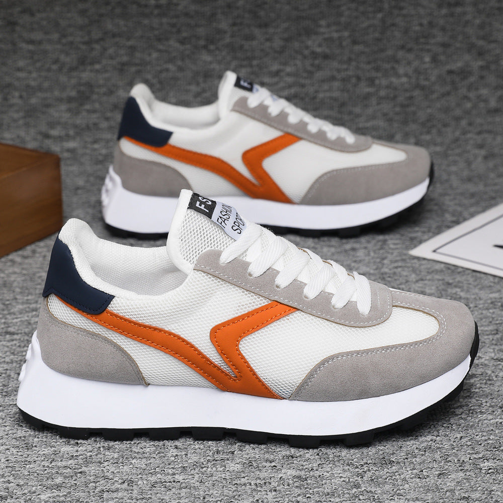 Damen Sportliche Sneakers mit atmungsaktivem Mesh und stoßdämpfender Sohle R&B