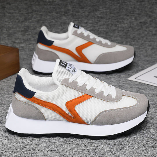 Damen Sportliche Sneakers mit atmungsaktivem Mesh und stoßdämpfender Sohle R&B