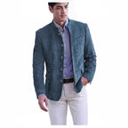 Herren elegante Wildlederjacke im modernen Design R&B