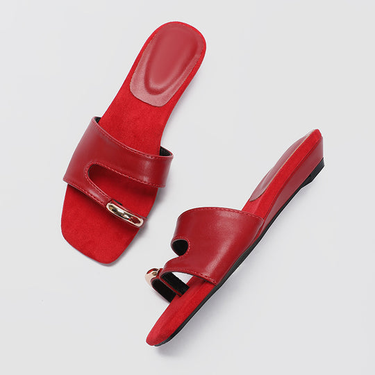 Damen Elegante und komfortable Slides mit modischen Akzenten R&B