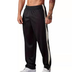 Herren Sportliche Freizeithose mit seitlichem Streifen R&B
