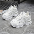 Damen Sportliche Chunky Sneaker mit atmungsaktiver Netzstruktur und dämpfender Sohle