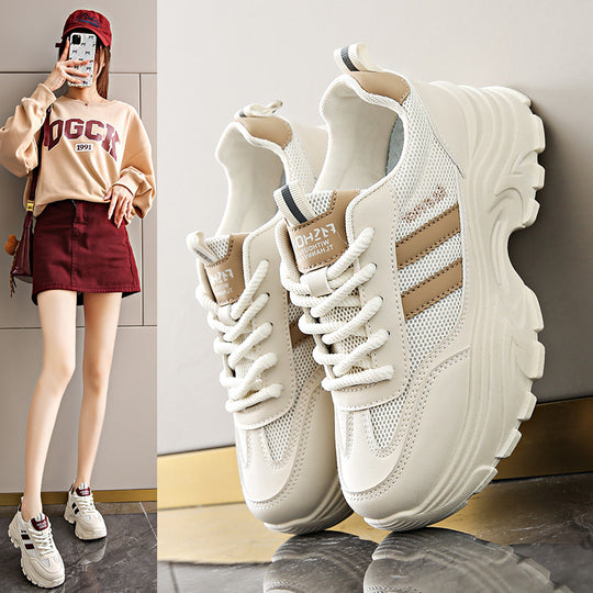 Damen Sportliche Lauf sneakers mit gepolsterter Sohle und atmungsaktivem Obermaterial R&B