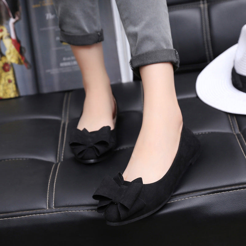 Damen Ballerina mit dekorativen Schleifenapplikationen und bequemer Passform R&B