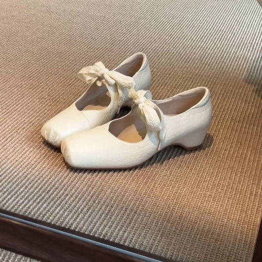 Damen Ballerina-Schuhe mit dekorativem Schleifenakzent und bequemer Fußbettgestaltung R&B