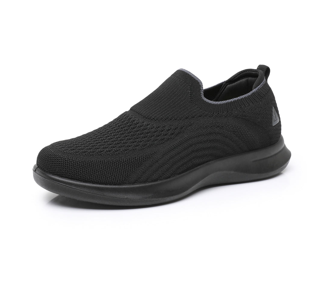 Damen Slip-On Sneakers mit atmungsaktivem Strick-Obermaterial R&B