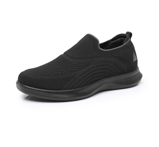 Damen Slip-On Sneakers mit atmungsaktivem Strick-Obermaterial R&B