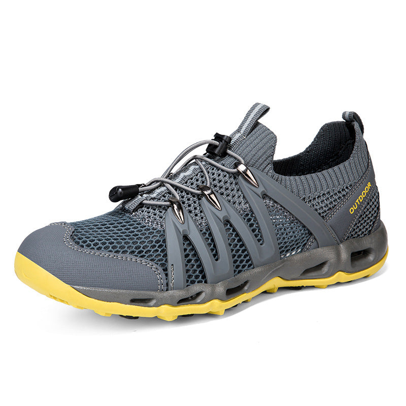 Damen Atmungsaktive Outdoor-Sneaker mit elastischem Schnellschnürsystem R&B