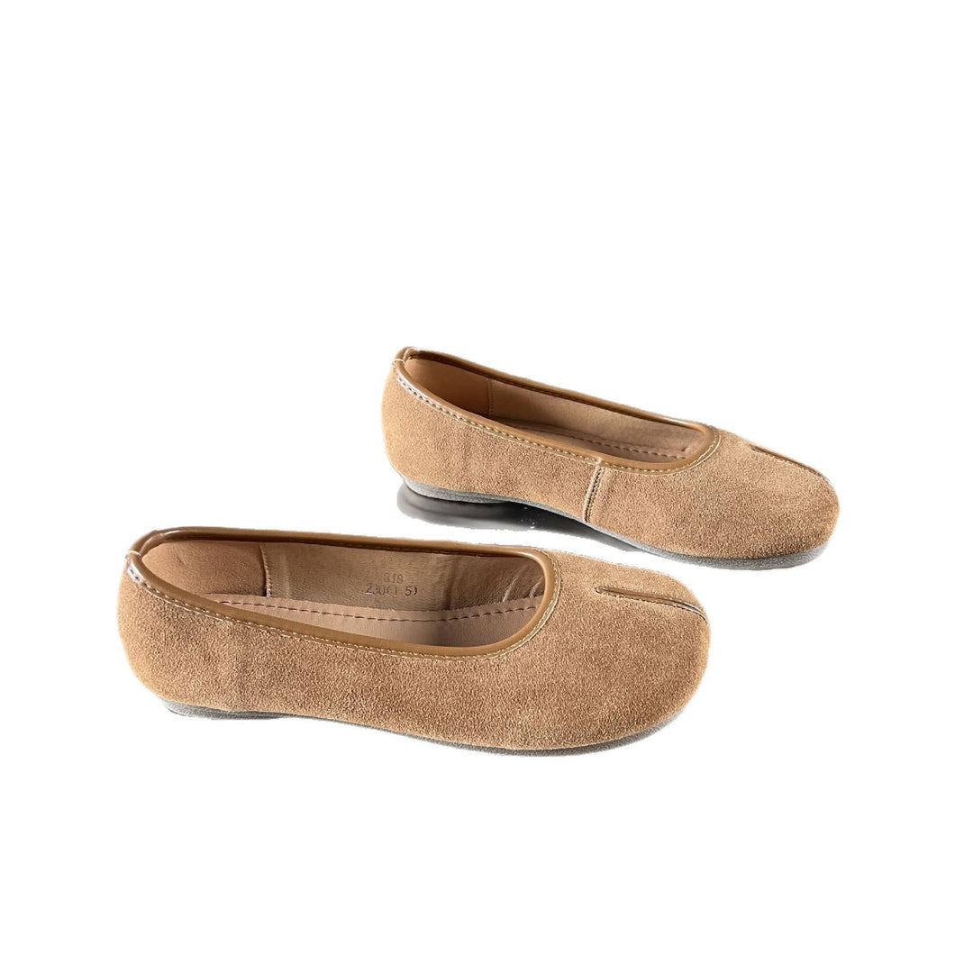 Damen Mokassins aus hochwertigem Wildleder mit eleganter Naht R&B