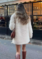 R&B | Elegante Damen Winterjacke mit Weichem Kunstpelz