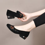 Damen Elegante Ballerinas mit floralem Stickdesign und weichem Futter R&B