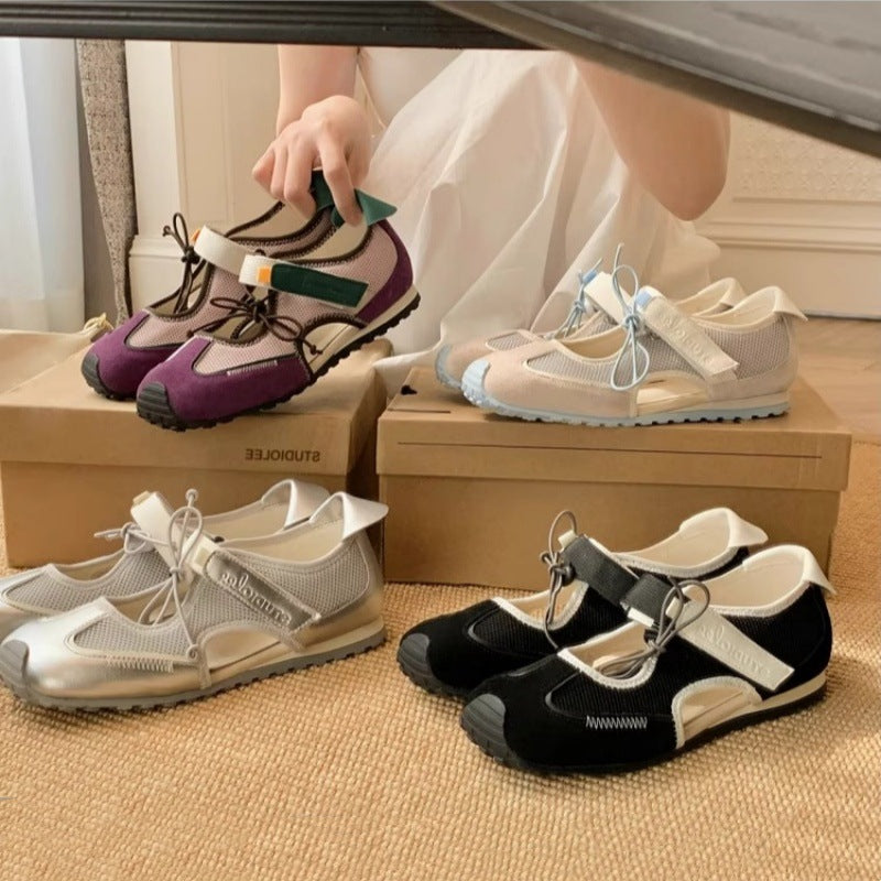 Damen Sportliche Sneakers mit verstellbarem Klettverschluss und atmungsaktivem Obermaterial R&B