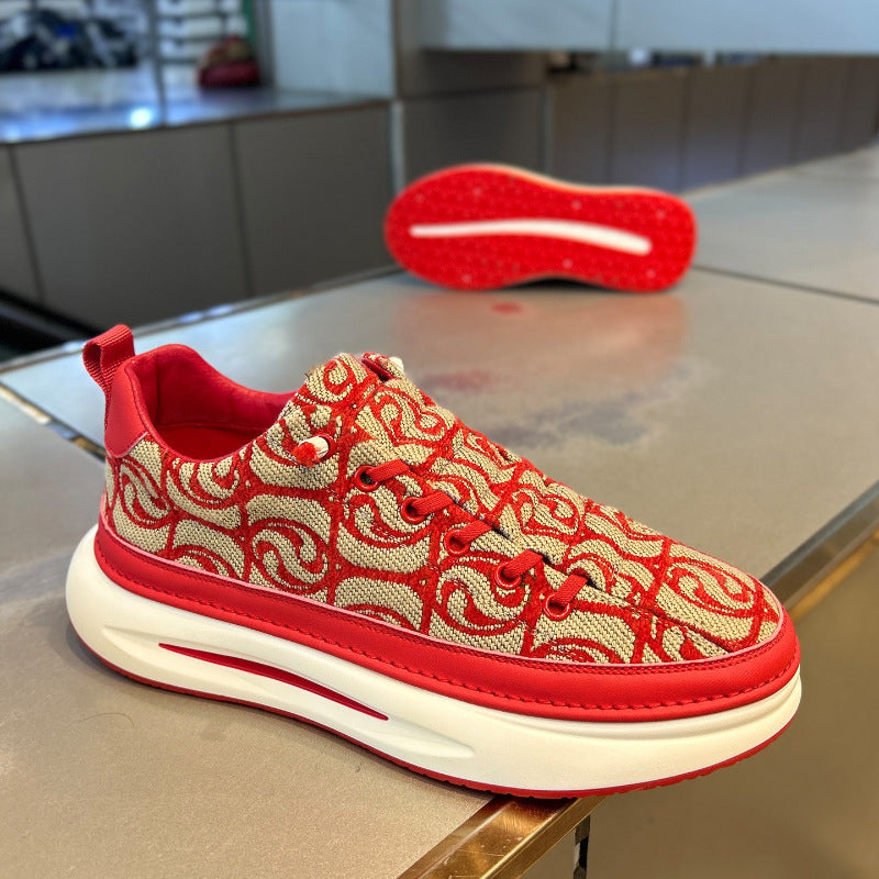 Damen Sneaker mit einzigartigem Textildesign R&B