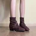 Damen Stiefeletten mit modischem Schnallenakzent und elegantem Schaft