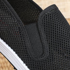 Damen Luftige Slip-On Schuhe aus Netzmaterial