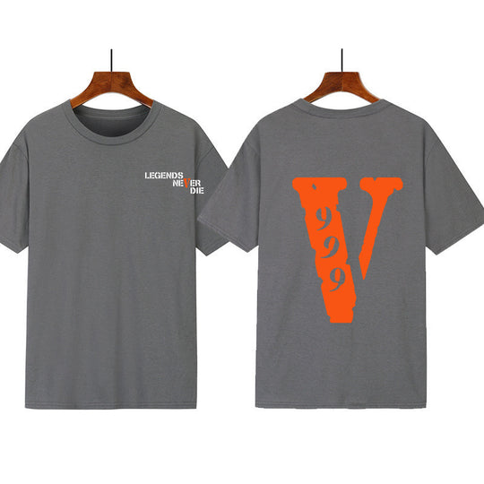 Damen Grafik T-Shirt mit originellem Schriftzug und kreativem Design R&B