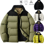 Herren isolierte Steppjacke mit hohem Kragen und praktischen Taschen R&B